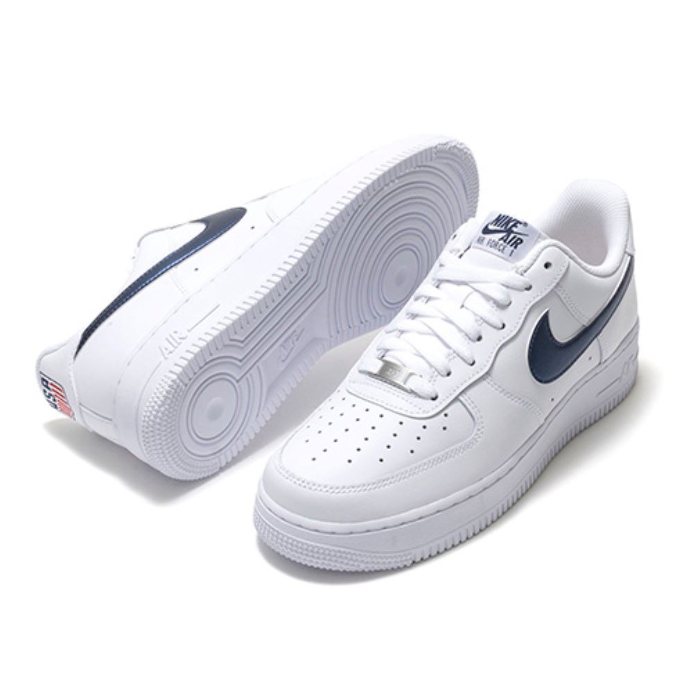 Zapatillas NIKE Hombre AIR FORCE 1 07 LV8 USA IQ0407-100 Blanco Cuero Talla 7