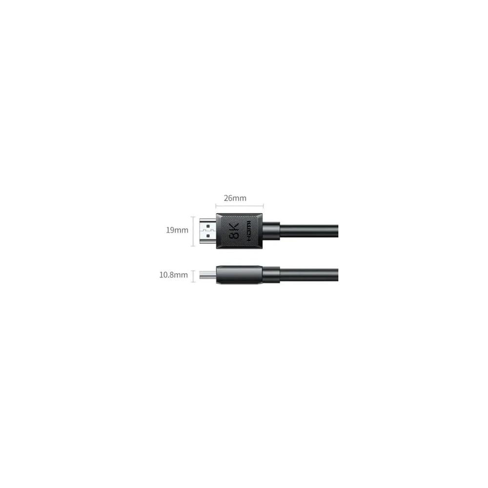 Cable HDMI 2.1 8K UGREEN 45433 3m 48Gbps 4K 240Hz HDR eARC Dolby Atmos - Negro Premium