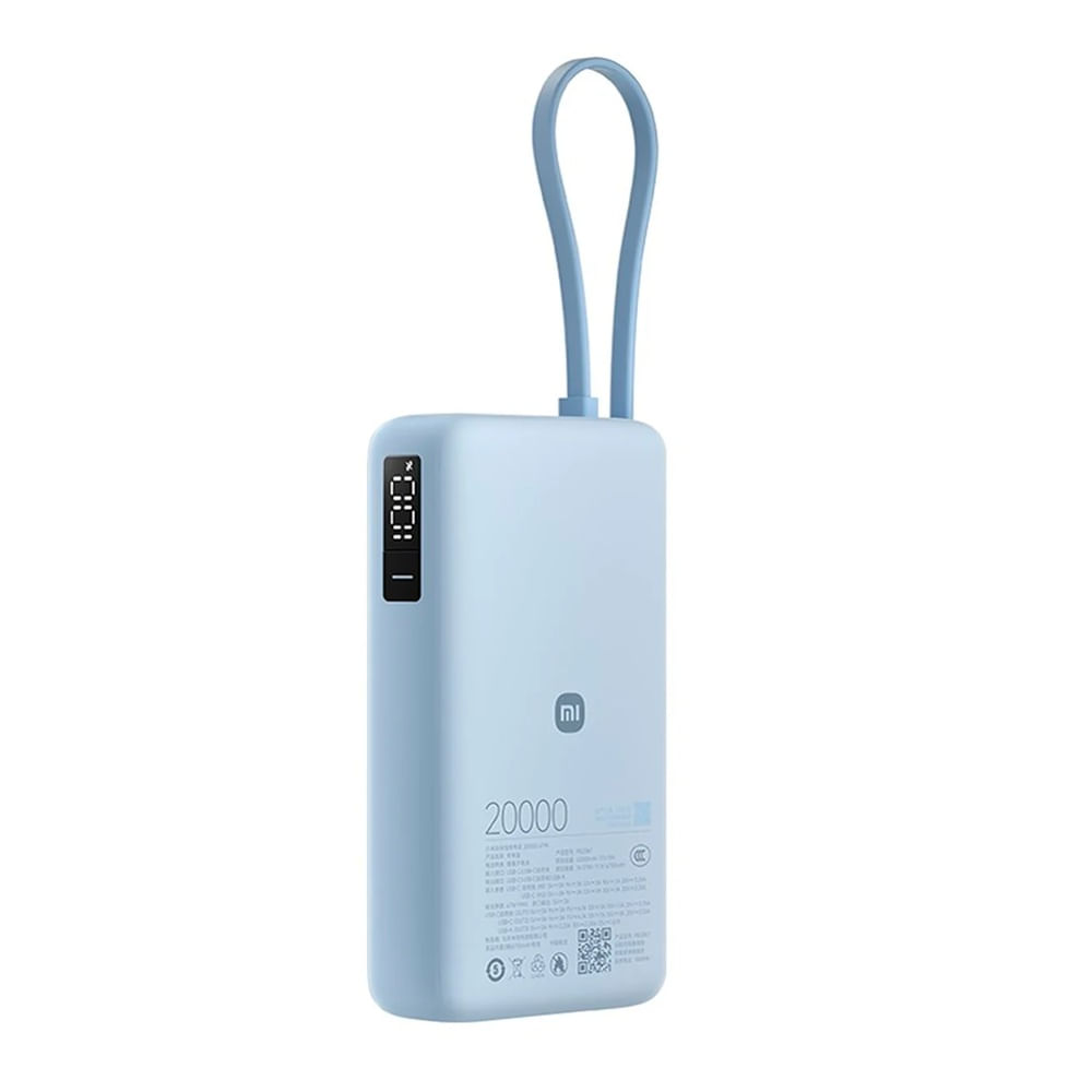 Xiaomi 67W Power Bank 20000mAh (Integrated Cable) Celeste