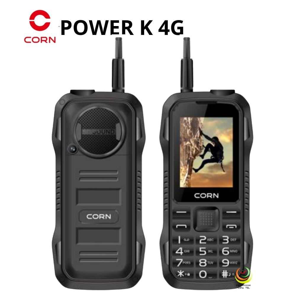 CELULAR BASICO CORN POWER K  4G DUAL SIM NEGRO