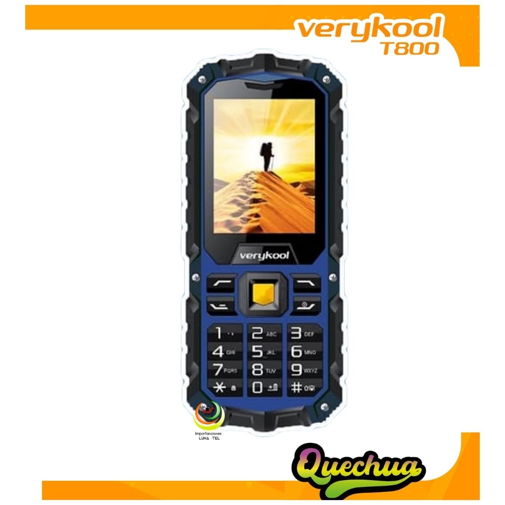 CELULAR BASICO VERYKOOL T800 4G DUAL SIM AZUL