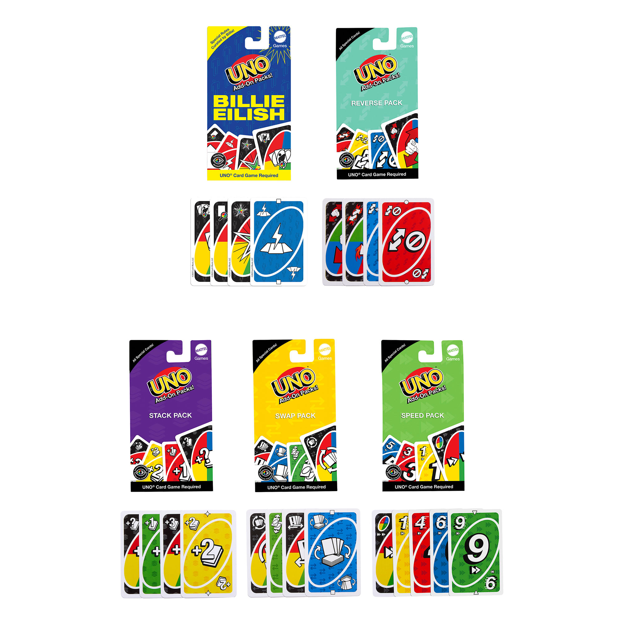 Cartas Coleccionables UNO Pack Complementario