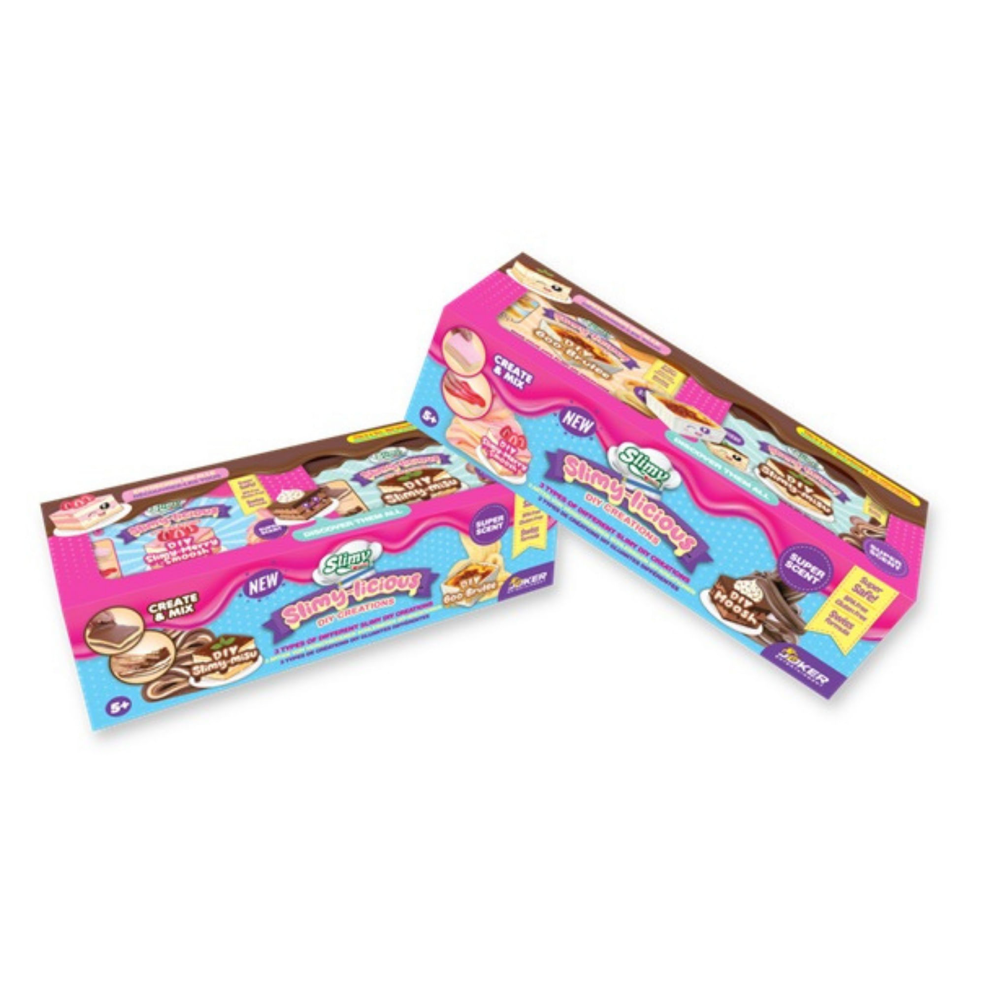 Kit de Slime JOKER SLIMY Crea Tu Postre Pack 2 (Modelos Aleatorios)