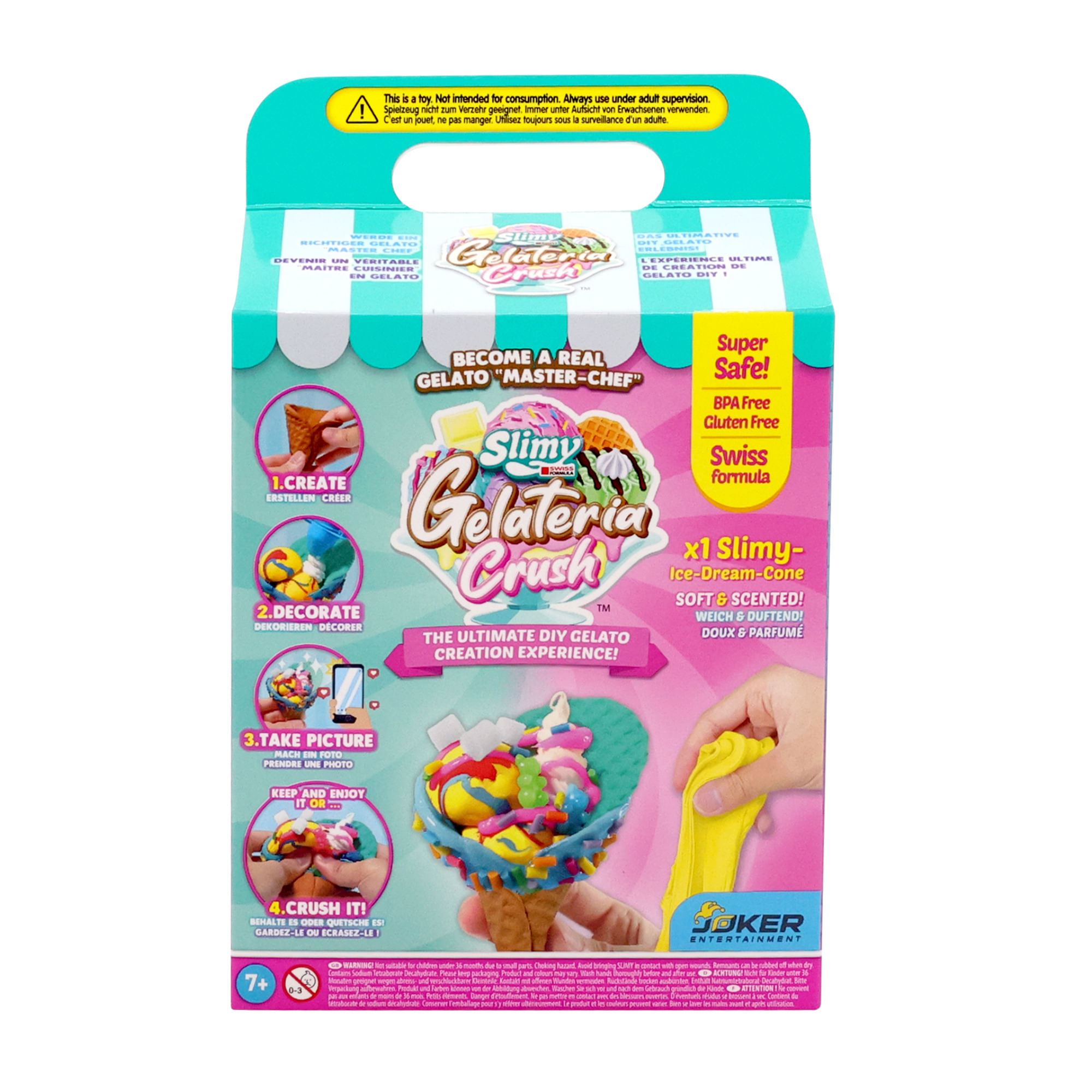 Kit de Slime JOKER SLIMY Heladería Conos (Modelos Aleatorios)