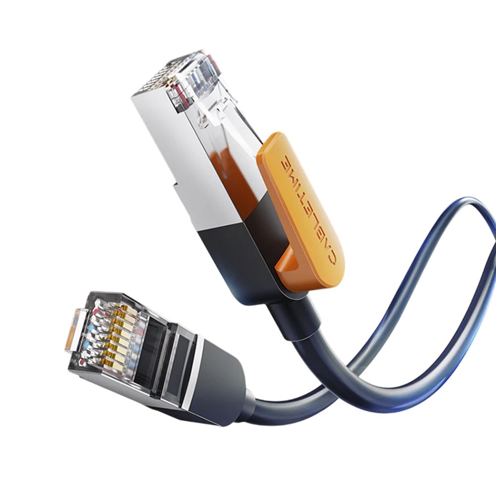 Cable de Red Ethernet Cat 6 FTP Blindado 1000Mbps 250MHz CABLETIME de 5 M