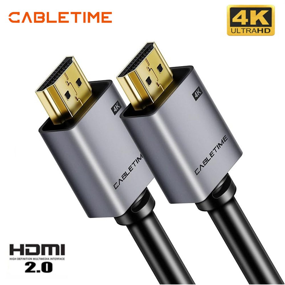 Cable HDMI 2.0 Premium 4K a 60Hz 18Gbps CABLETIME 3 Metros