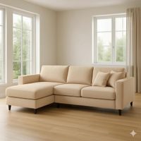 Seccional Emma Izquierdo - Beige Claro