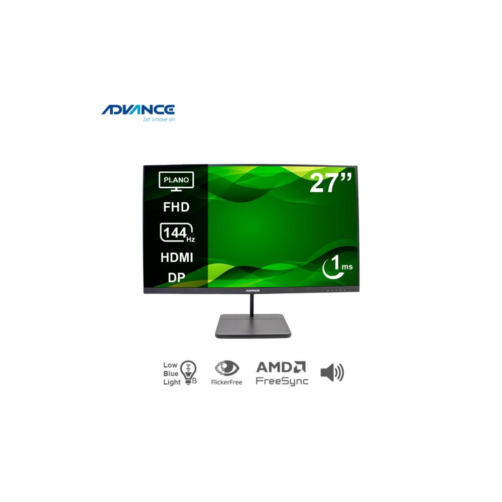MONITOR ADVANCE ADV-2755S 27 FHD IPS 144HZ HDMI DP CON PARLANTES