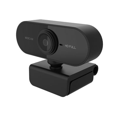 Cámara Webcam S&T W2 Full HD 1080p USB 2.0 Micrófono Integrado Enfoque Automático Negro