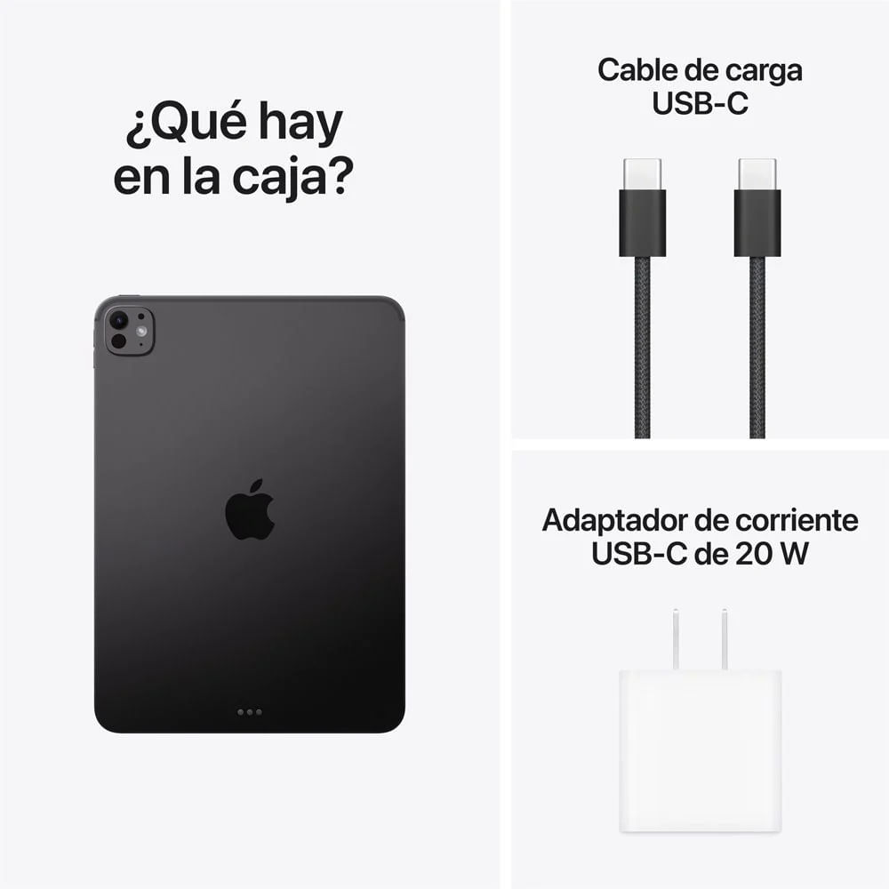 Apple Ipad Pro 11 Chip M5 256Gb Wifi Space Black con Mica Hidrogel