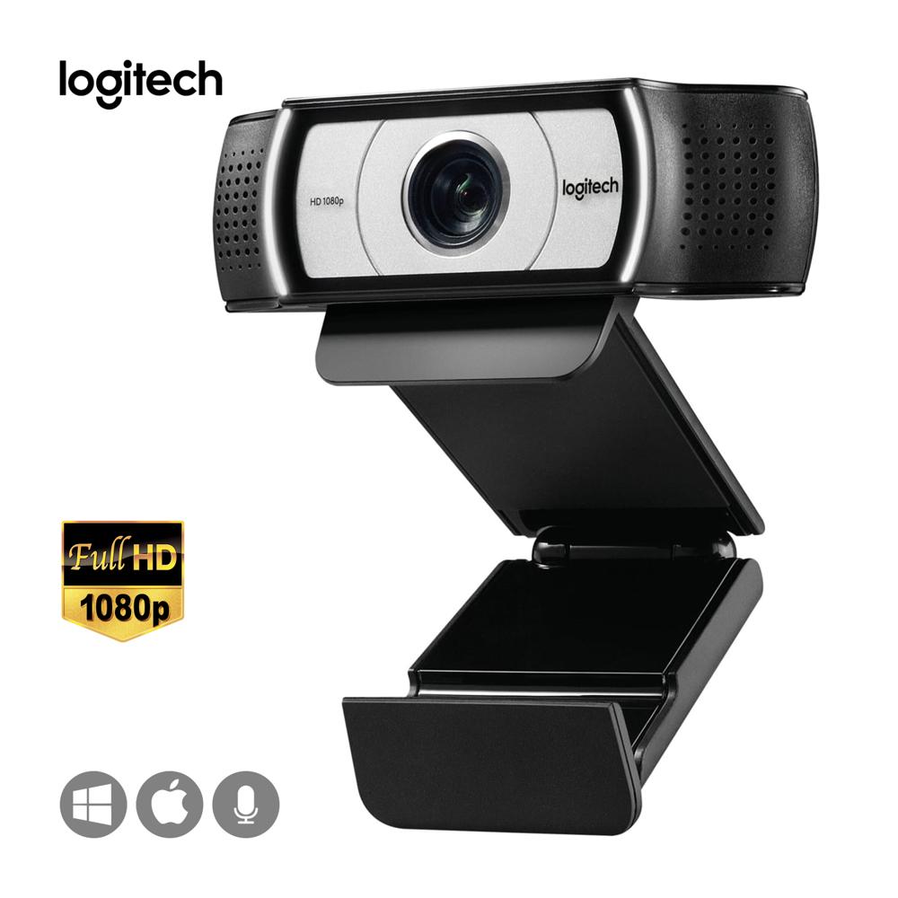 Cámara Web Logitech C930e Full HD 1080p USB-A Zoom 4X Micrófonos Estéreo Negro
