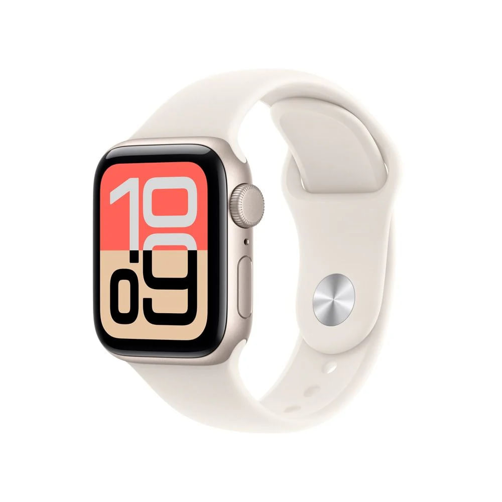 Apple Watch Se 3ra Gen Gps Caja De Aluminio De 44mm SB Starlight ML