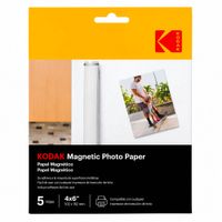Kodak Papel Magnético 102x152mm 5 Hojas para Impresora Inkjet
