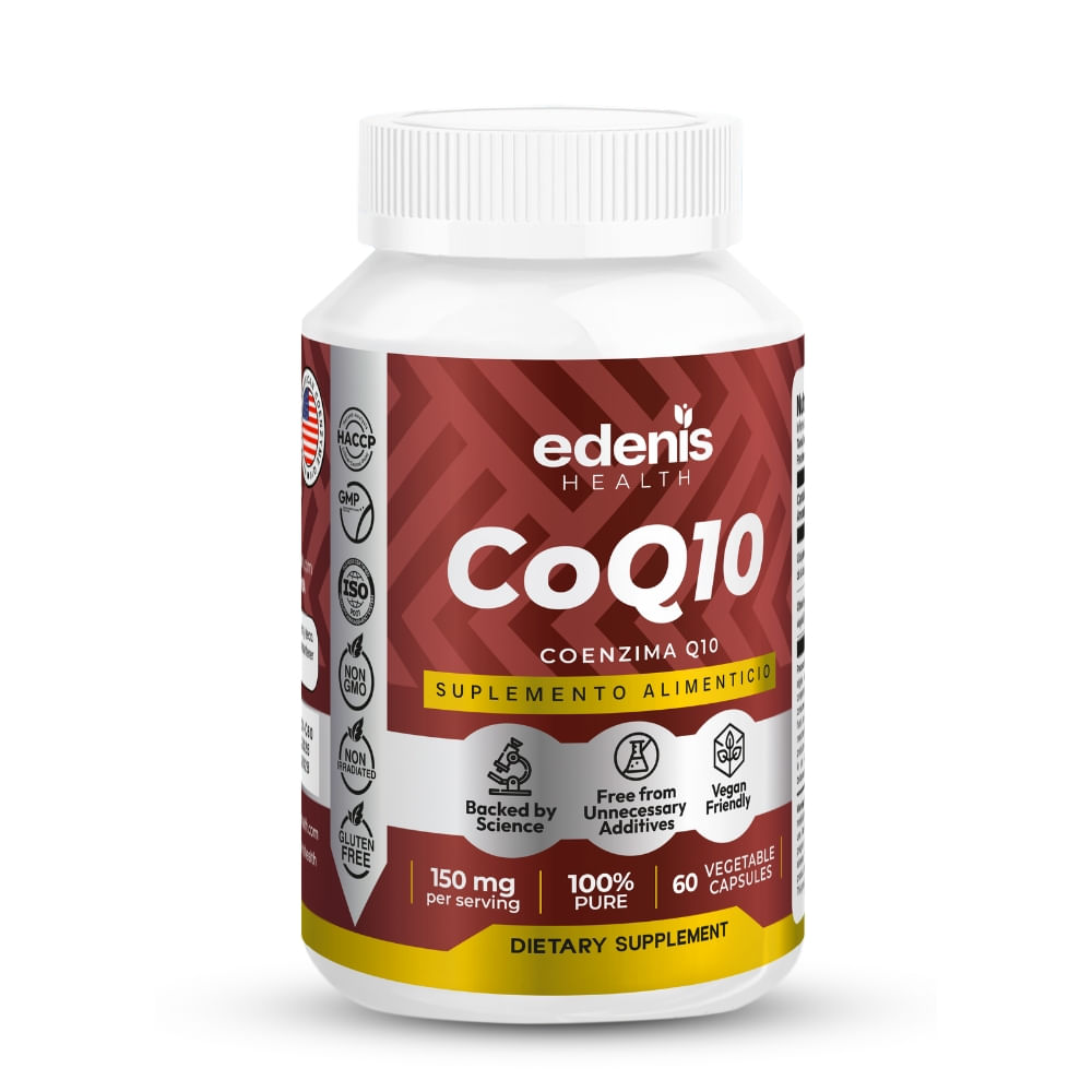 CoQ10 Ubiquinol Edenis Health 60 Cápsulas