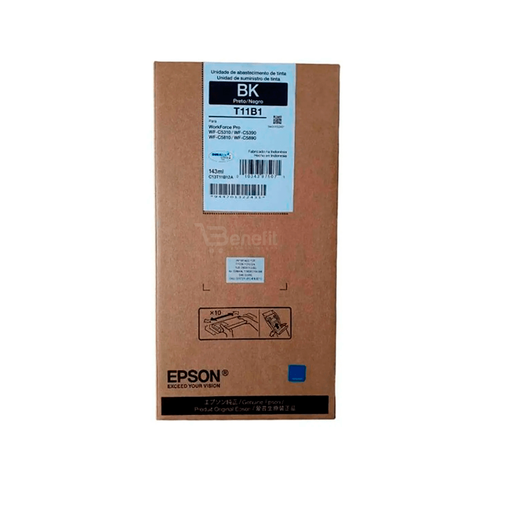 Tintas Epson T11B-T11B120  Negro WF-C5810 - WF-C5890 - WF-C5891