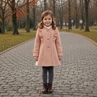 abrigo en paño con boina Modelo Luz