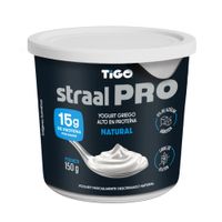 Yogurt Griego TIGO Straal Sabor Natural Pote 150g