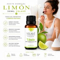 ACEITE ESENCIAL LIMÓN 30ML YELAVÉ