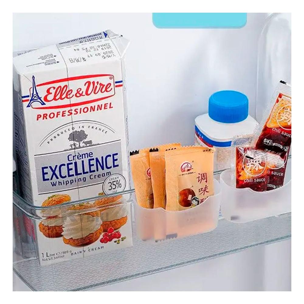 Caja Transparente Organizadora para Escritorio y Refrigerado