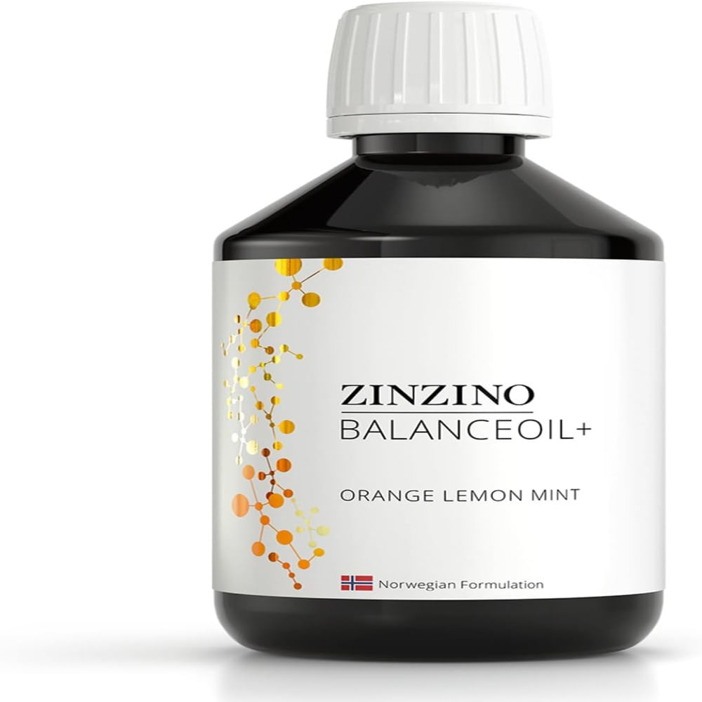 Zinzino BalanceOil Omega 3 Líquido Sabor Naranja Limón Menta