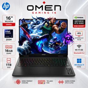HP Omen 16 Core Ultra 7 255H 16GB RAM 1TB