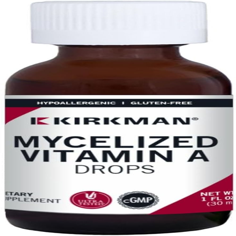 Kirkman Mycelized Vitamin A Drops Vitamina A Líquida