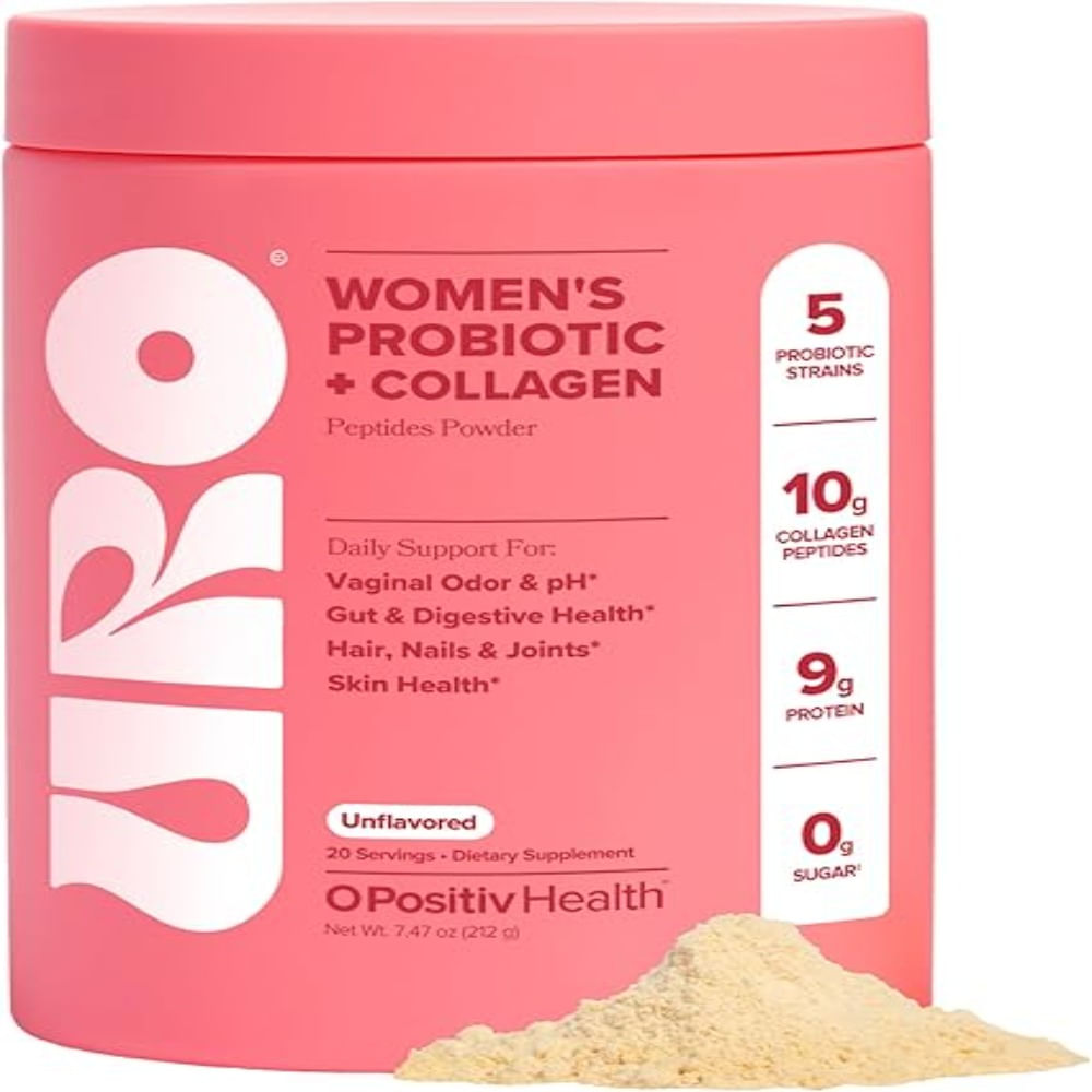 URO Womens Probiotic Collagen Peptides Powder Vaginal Skin Gut Health In One Daily Scoop