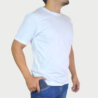 Polo Hombre Casual 100% Algodón Peruano Yonisters Regular Fit Blanco