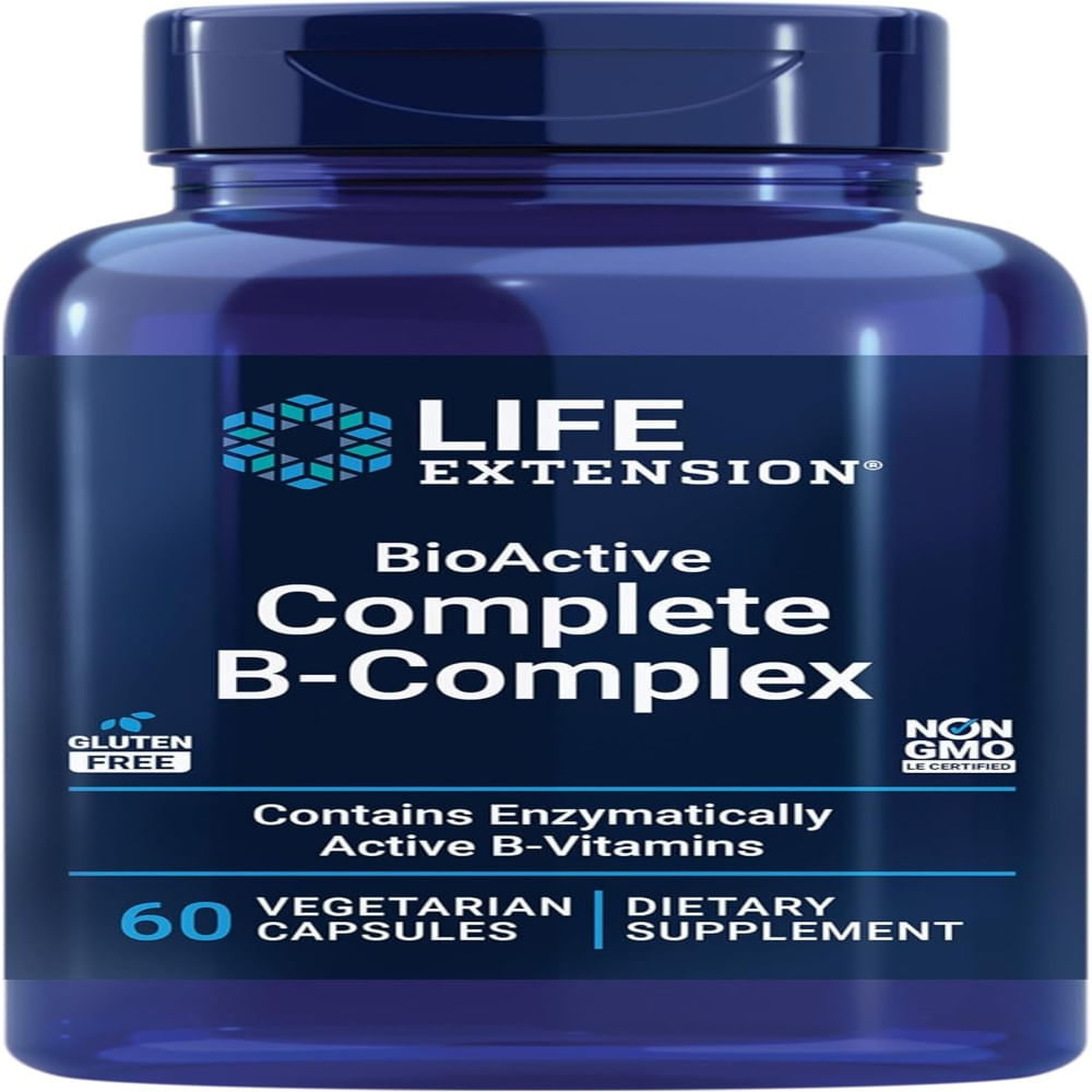 B Complex Complejo B completo bioactivo 60 cápsulas Life Extension