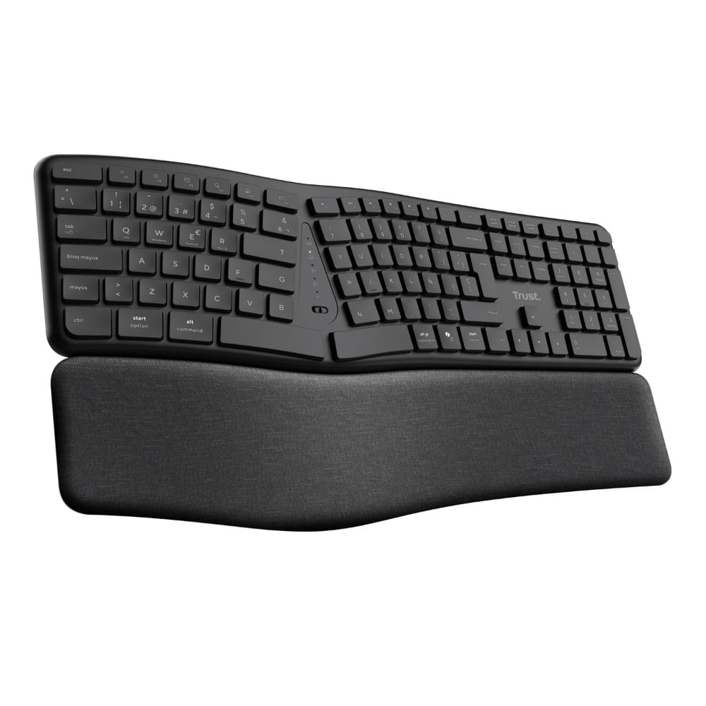 Teclado Ergonómico KEYRA Español TRUST