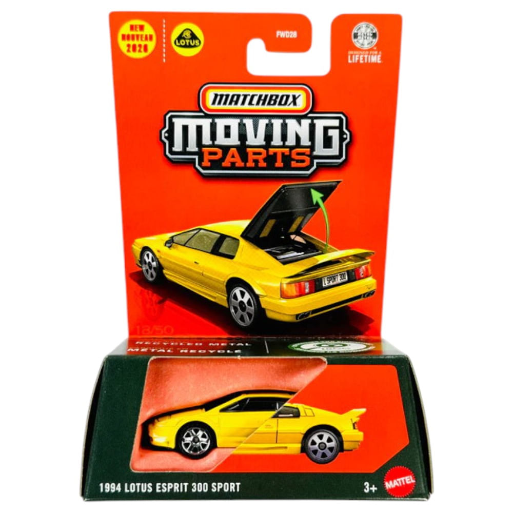 Matchbox Moving Parts 1994 Lotus Esprit 300 Sport 1-64