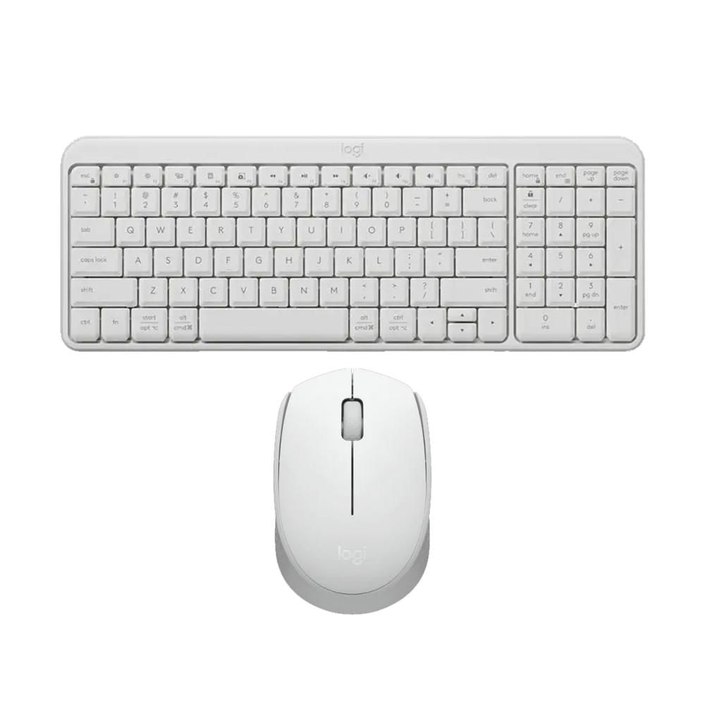 Combo Inalambrico Teclado K250 Blanco y Mouse M170 Blanco Logitech
