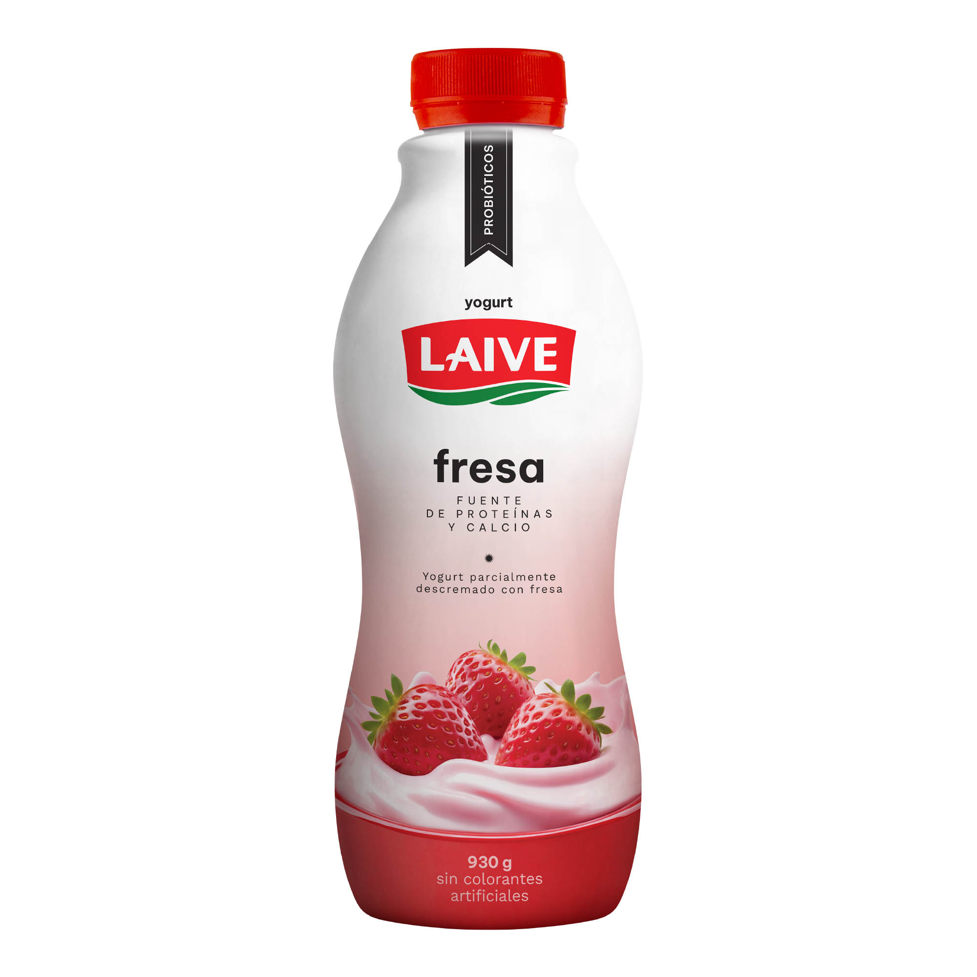 Yogurt Bebible LAIVE Sabor a Fresa Botella 930g