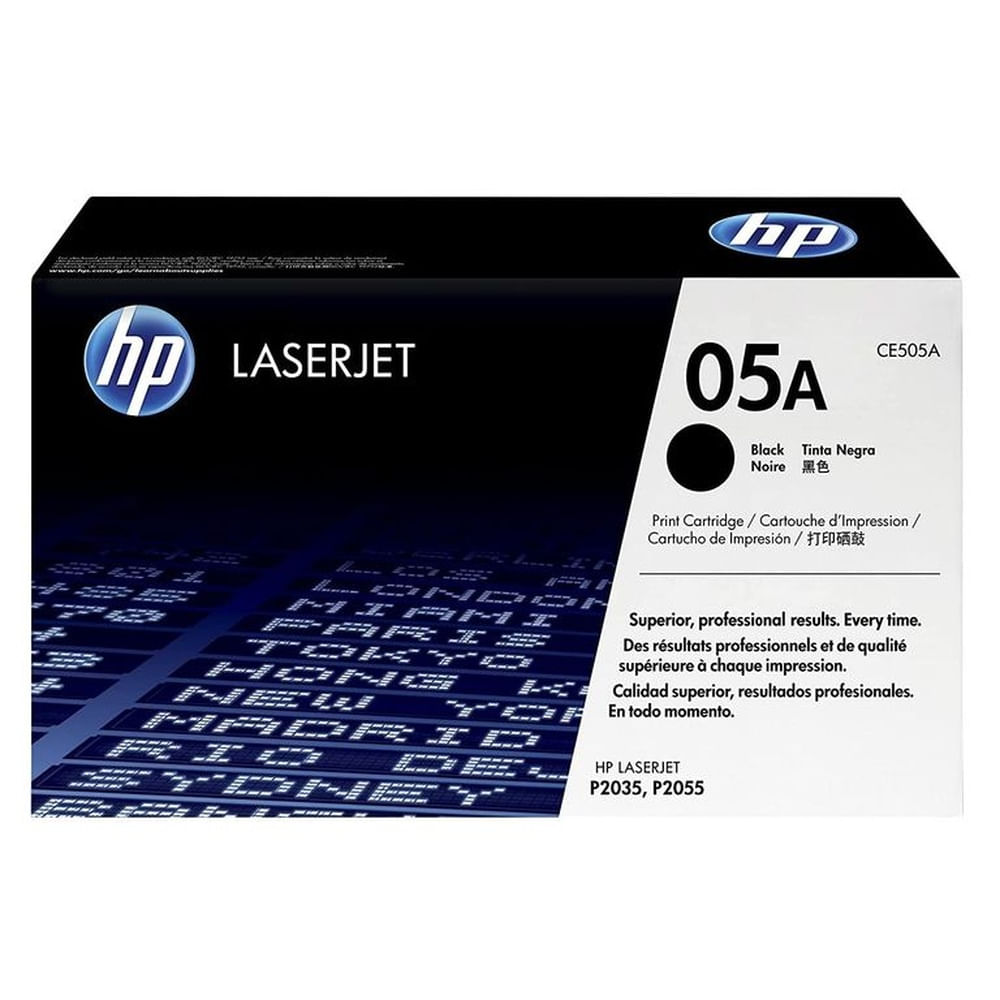 TONER HP 05A NEGRO CE505A L.J. P2055 ORIGINAL