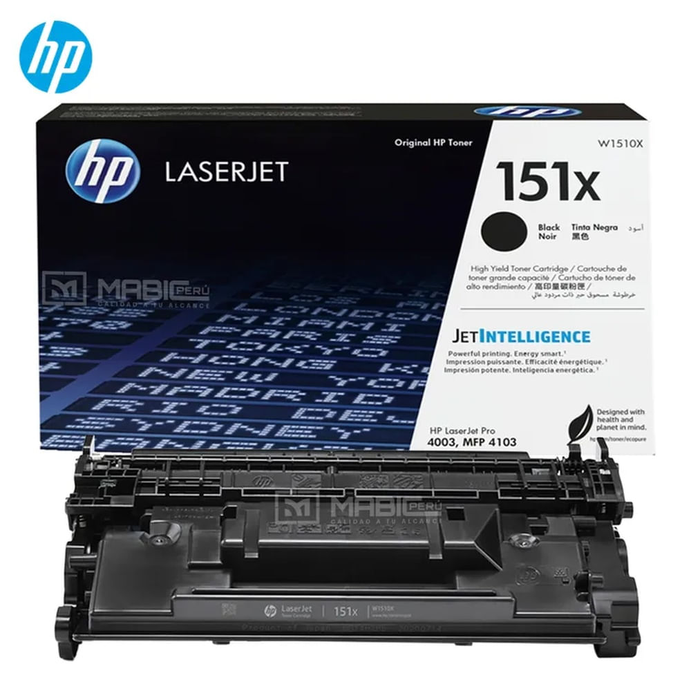 TONER HP 151X NEGRO W1510X L.J. 4003, MFP 4103 ORIGINAL