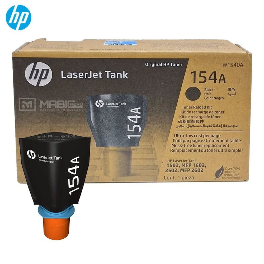 TONER HP 154A NEGRO W1540A L.J. 1502 / 2502 ORIGINAL