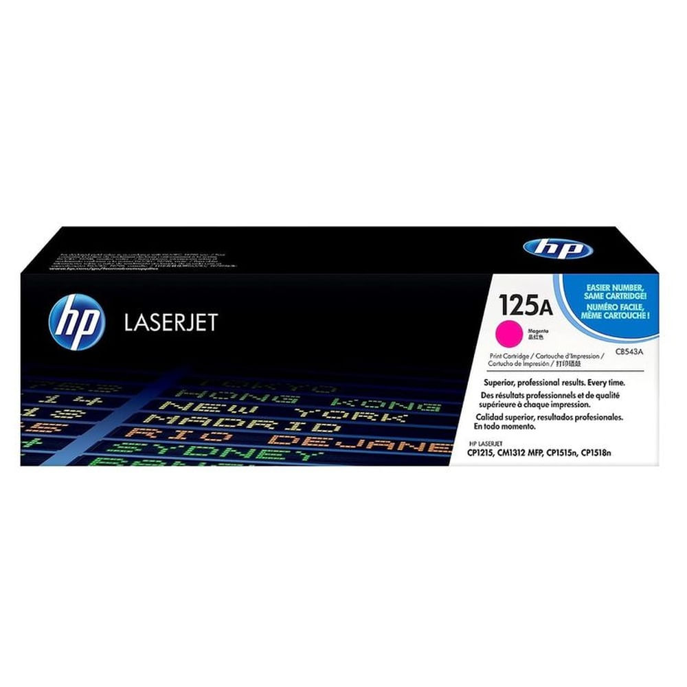 TONER HP 125A MAGENTA CB543A L.J. 1215, 1515 ORIGINAL