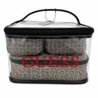 COSMETIQUERA GUESS CON BOLSAS INTERNAS MONOGRAFIADAS