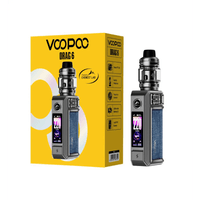 VOOPOO Drag 6 220W Batería de 4400mAh Tanque UFORCE-X de 5ml Bobina PnP X - diseño METAL GRAY