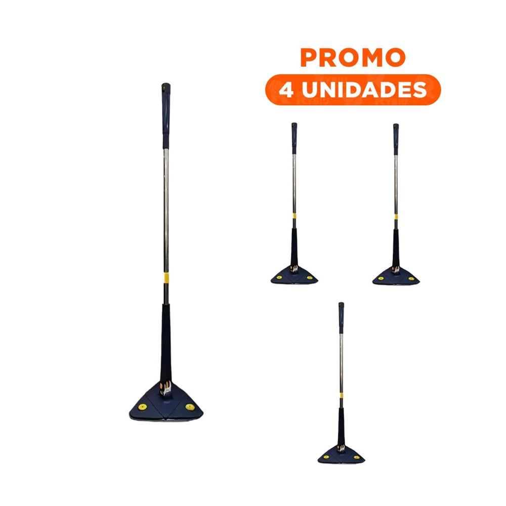 Pack4 Limpiapisos 360 con Sistema Giratorio Azul para Casa y Pisos