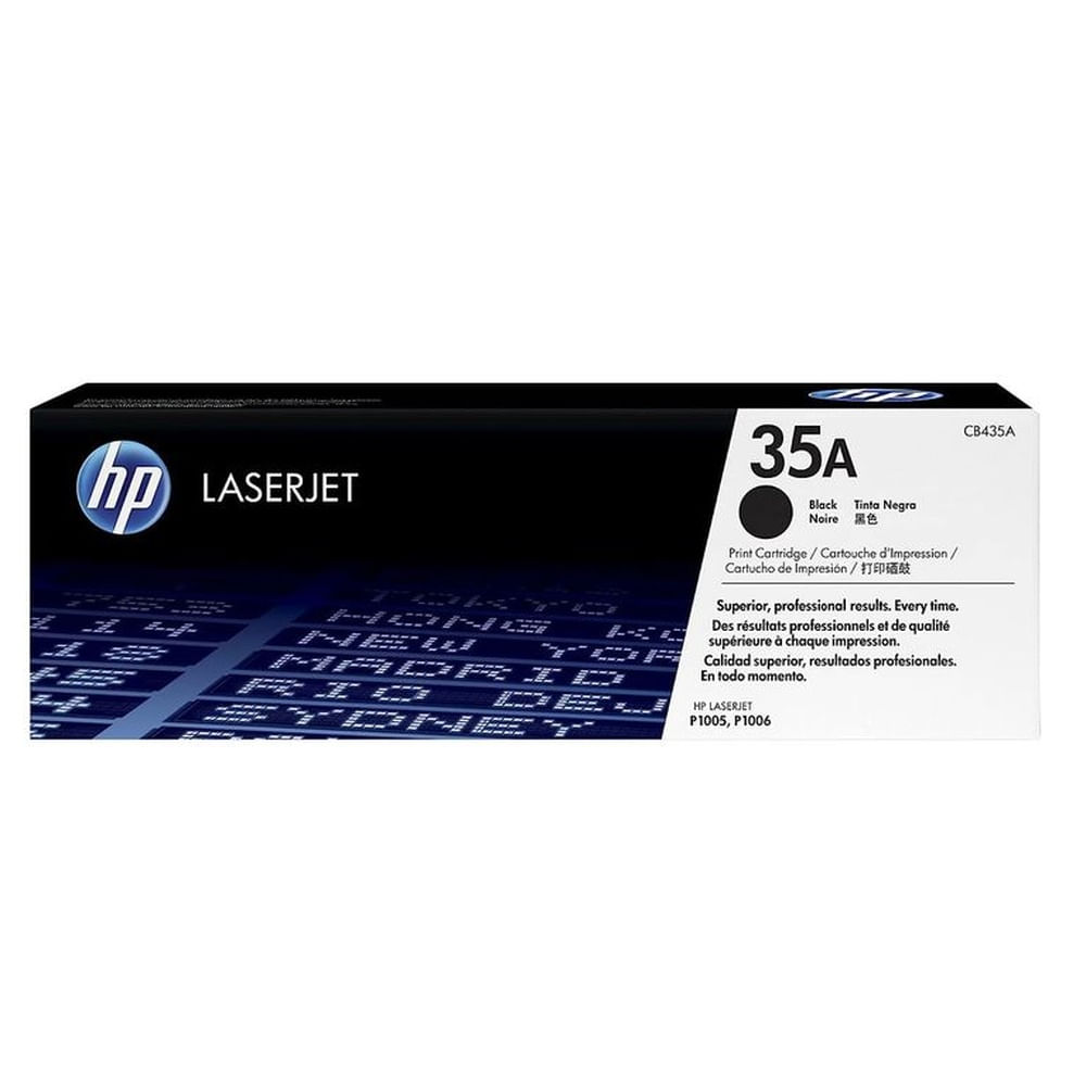 TONER HP 35A NEGRO CB435A L.J. P1005, P1006 ORIGINAL