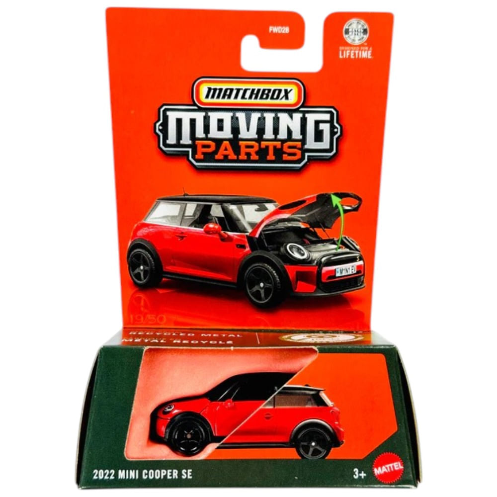 Matchbox Moving Parts 2022 Mini Cooper SE 1-64