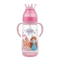 Biberón Tomatodo 2 en 1 Corona de 15oz Santolee Princess Castillo Rosado