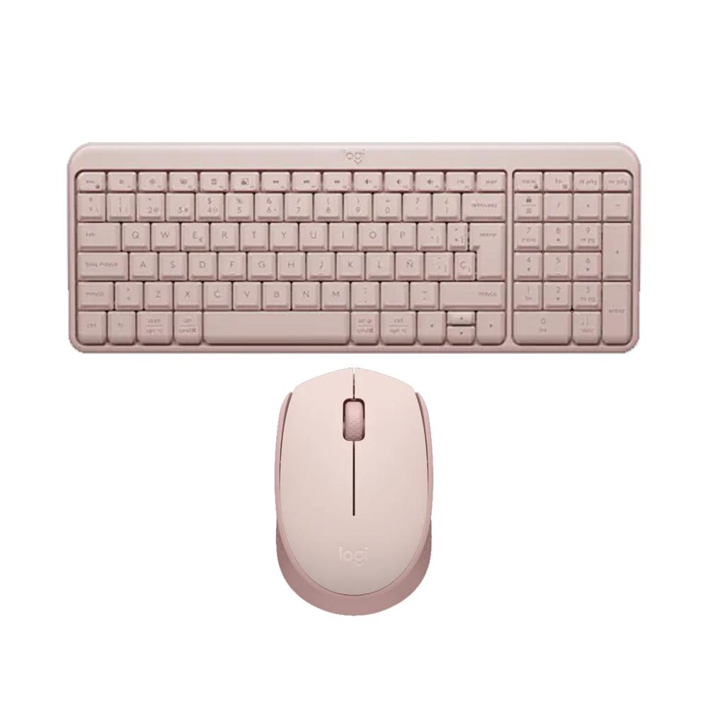 Combo Inalambrico Teclado K250 Rosado y Mouse M170 Rosado Logitech