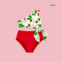 Ropa de baño fresita para niñas