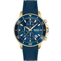 RELOJ HUGO BOSS ADMIRAL CORREA AZUL CAJA DORADA CRONOGRAFO