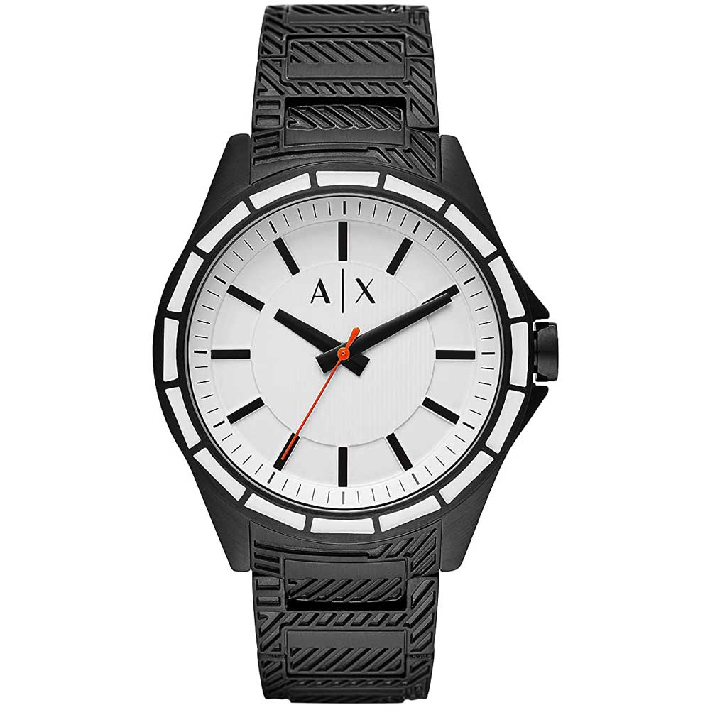 Reloj Armani Exchange Drexler AX2625 Acero Inoxidable Negro Dial Blanco