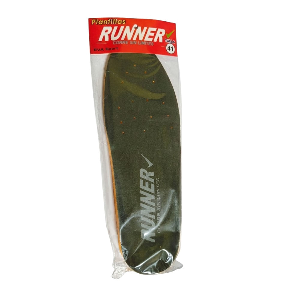 Plantillas para Zapatos Zapatillas con Amortiguacion Ergonomico RUNNER Eva Sport Talla 41