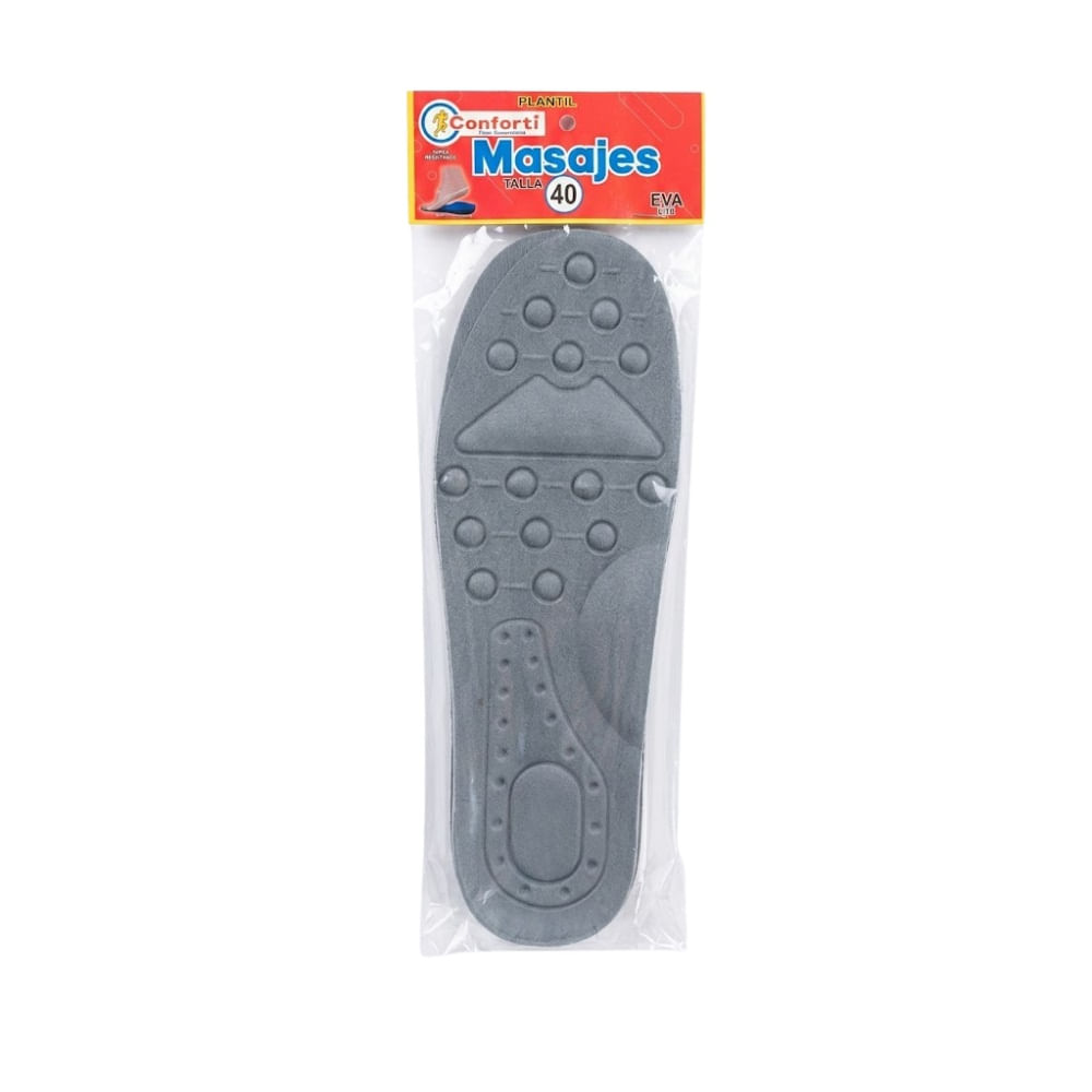 Plantillas para Zapatos Zapatillas con Amortiguacion Ergonomico CONFORTI Eva Lite Talla 40
