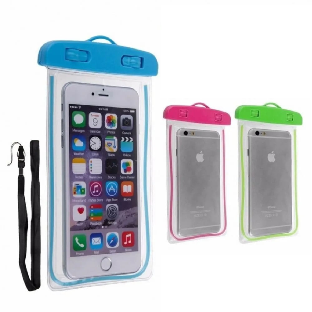 Pack de 3 Protectores de Agua Fundas Acuáticas para Celular